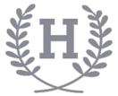h grey logo