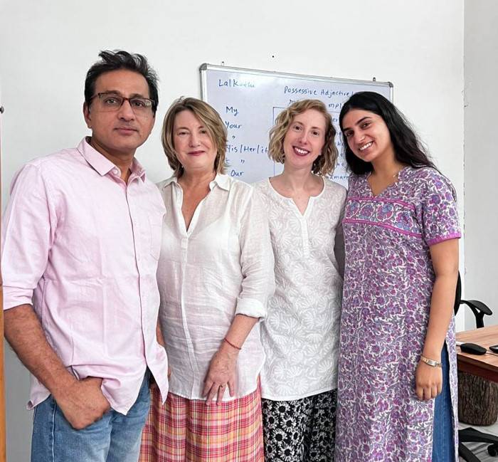 hindi hour foreign students in jaipur April 2026
